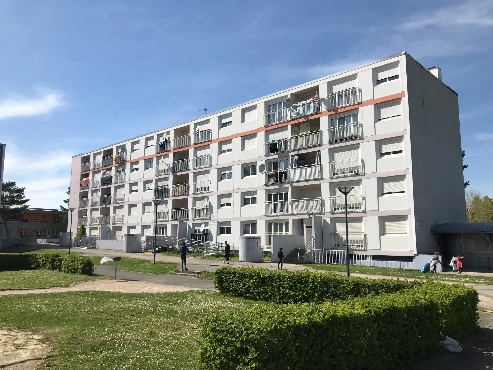 Façade bâtiment rue Debussy à Montbéliard