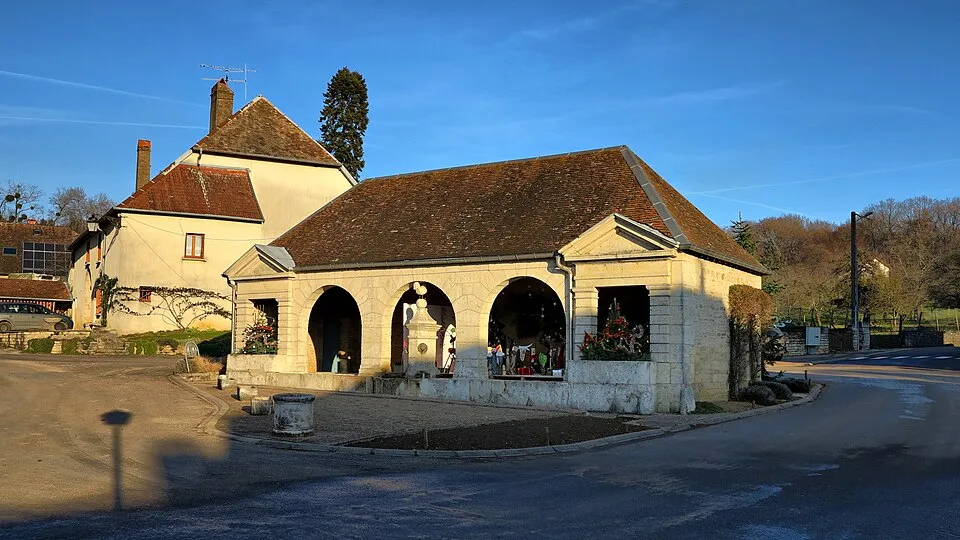 Fontaine, lavoir et abreuvoir à Chaux la Lotière en Haute-Saône