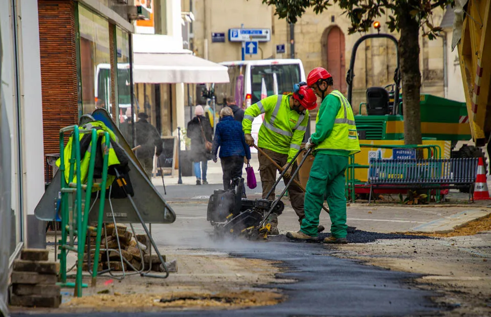 Travaux rue François Mitterrand à Nevers