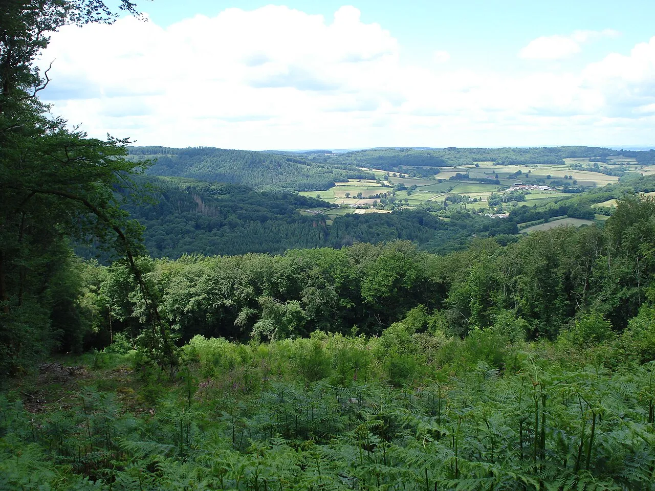 Vue vers Dun les Places - Le Morvan