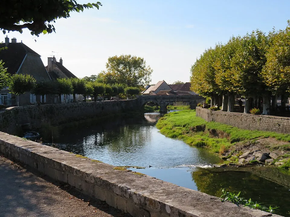 La rivière Seille à Ruffey-sur-Seille dans le Jura