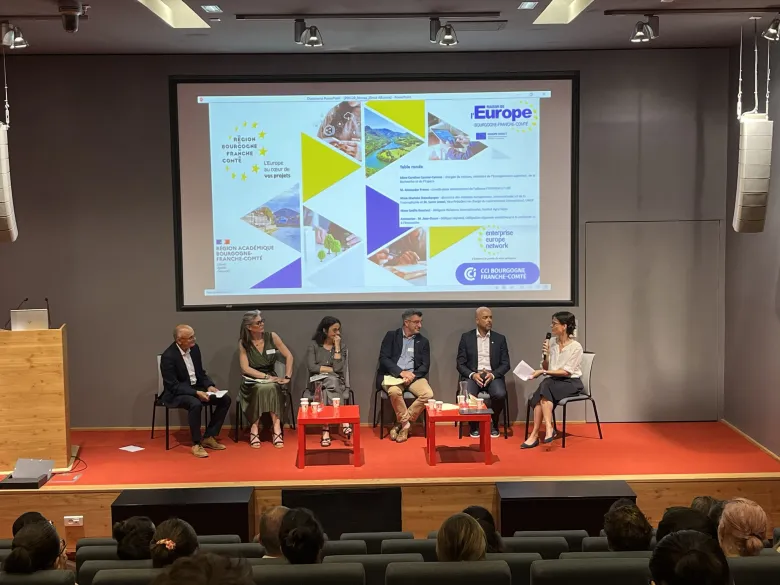 Table ronde réunion réseau acteurs européens en BFC