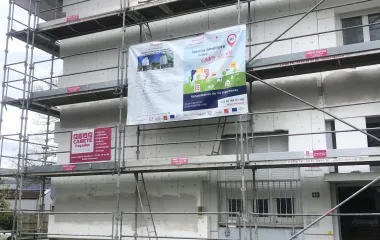 Façade bâtiment rue Etienne Oehimichen Montbéliard