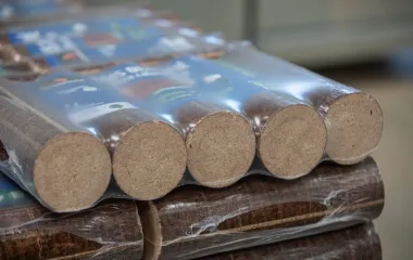 Bûchettes compressées