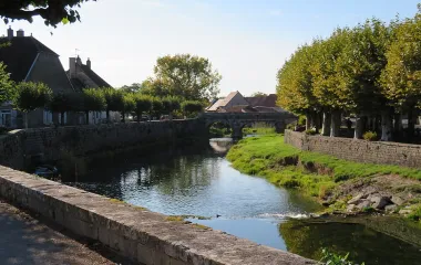 La rivière Seille à Ruffey-sur-Seille dans le Jura